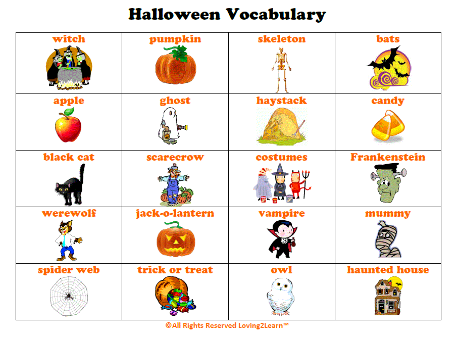 Halloween Vocabulary Printable Chart And Learn Along Video halloween-vocabulary-printable-chart-and-learn-along-video
